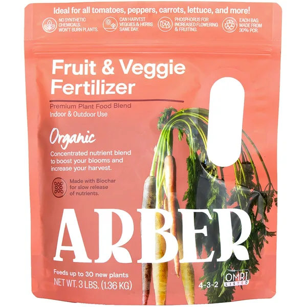 Arber 3 lbs Fruit & Veggie Granular Fertilizer