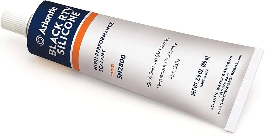 Atlantic Black Silicone - 2.8 Oz Tube - Image 2