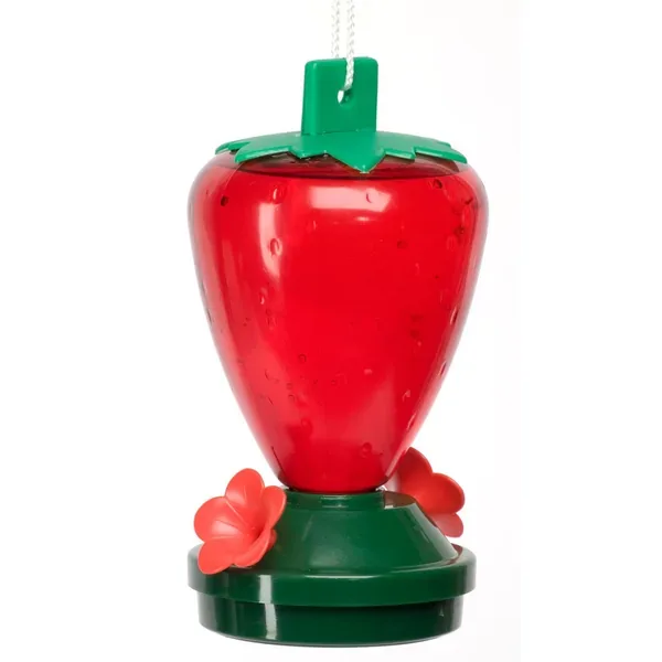 Audubon 12oz Strawberry Hummingbird Feeder - Image 2