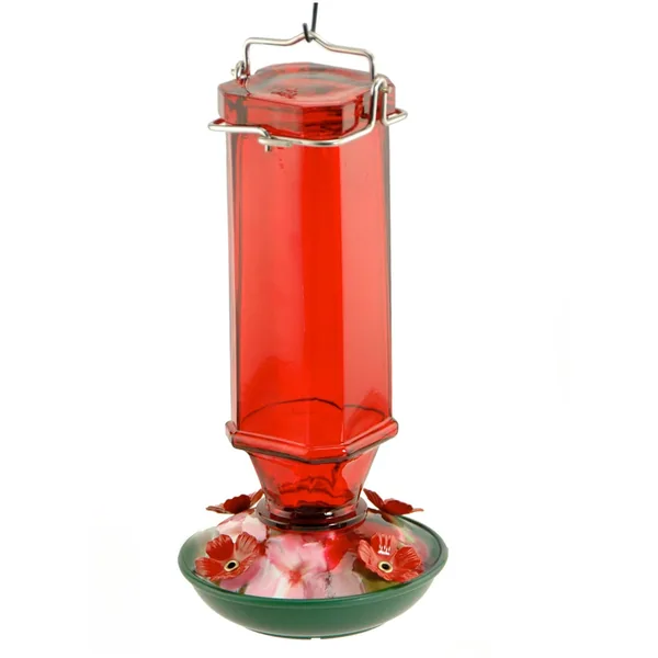 Audubon 16oz Vintage Glass Hummingbird Feeder
