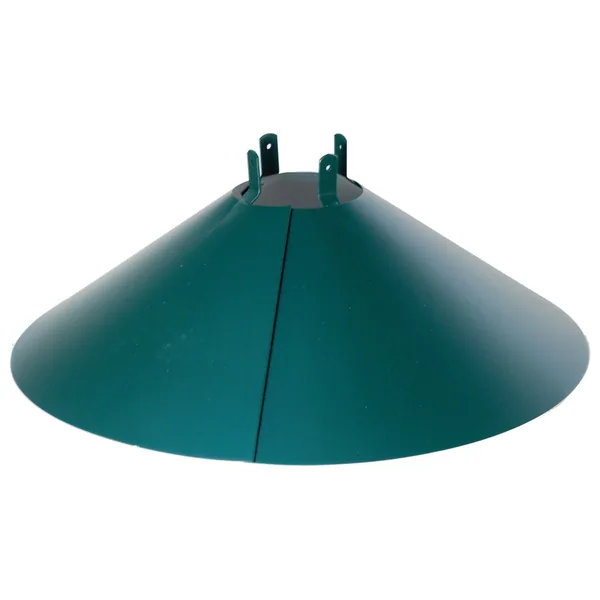 Audubon Green Wrap Around Steel Squirrel Baffle 4x4