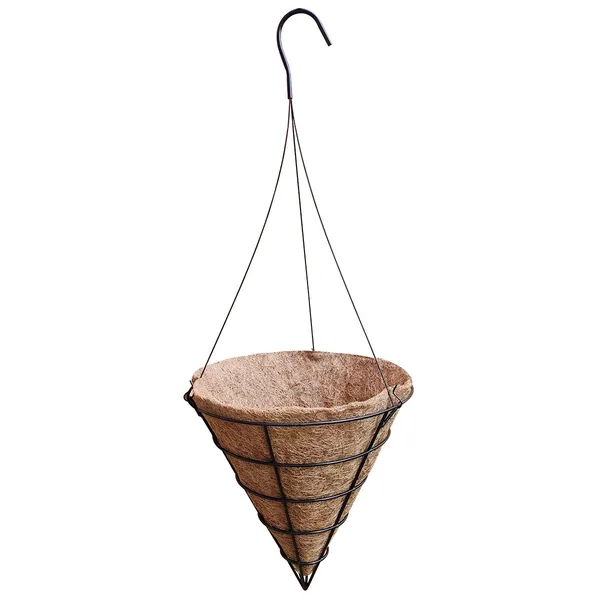 Austram 14" Cone Hanging Basket with Wire Hanger