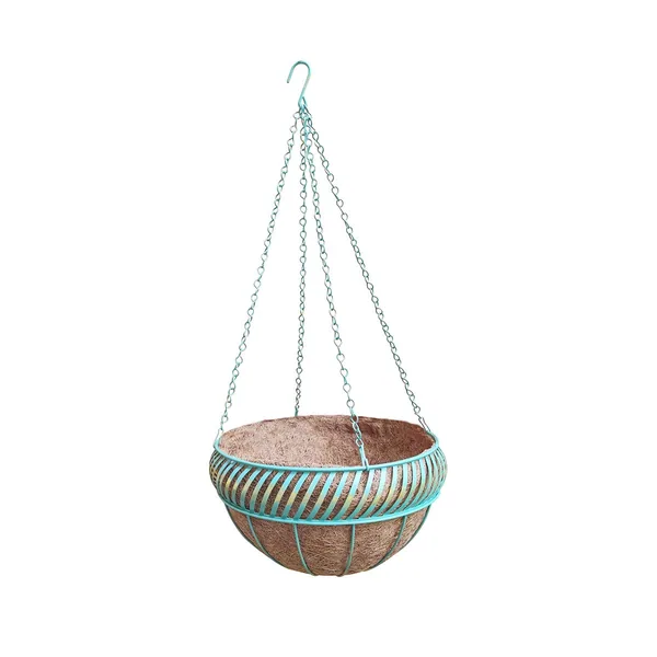 Austram 14'' Venetian Hanging Basket White