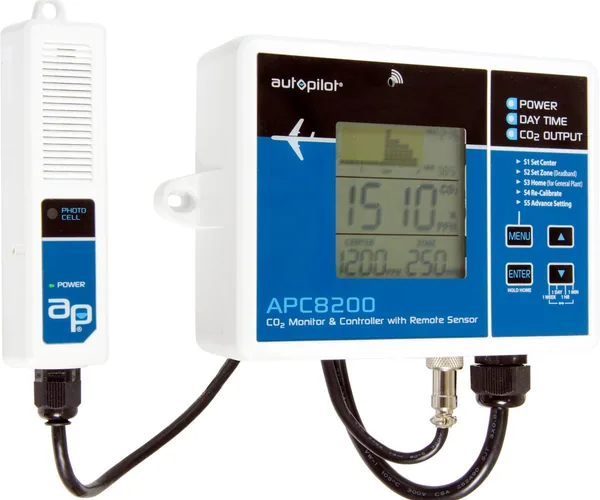 Autopilot CO2 Monitor & Controller with 15 ft Remote Sensor