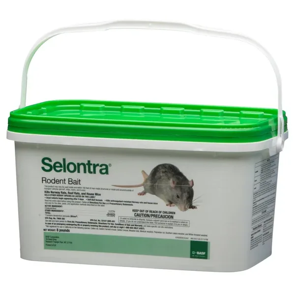 BASF Selontra Rodent Bait 8lb Pail ( cholecalciferol ) 182 baits per pail - Image 2