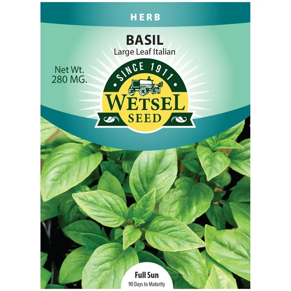 Basil, Large Leaf Italian 280mg