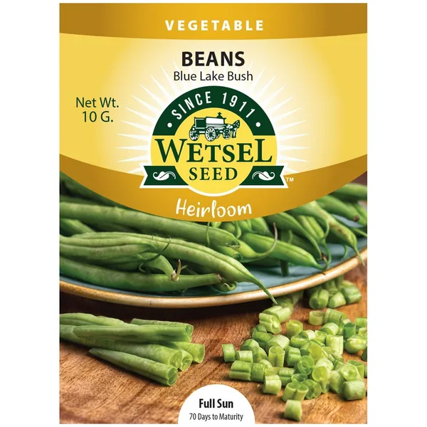 Beans, Heirloom Blue Lake Bush 10 Grams