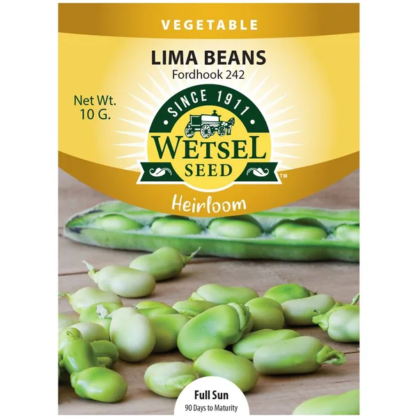 Beans, Heirloom Lima Fordhook 10 Grams