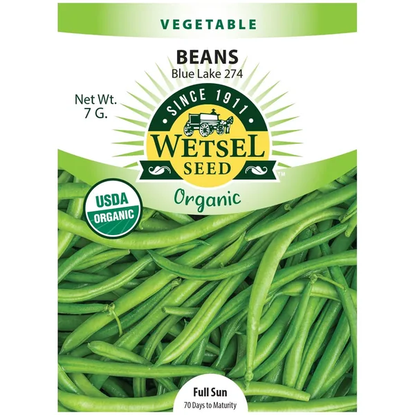 Beans, Organic Blue Lake 7 Grams