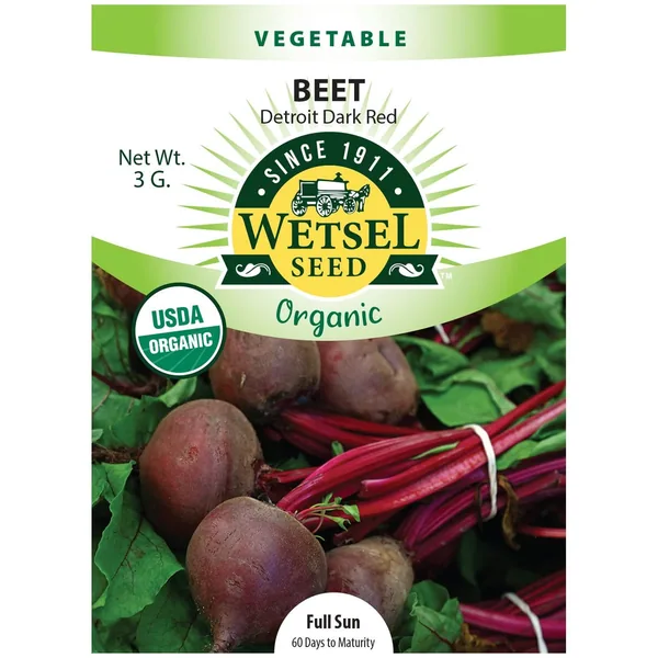 Beets, Organic Detroit Dark Red 3 Grams