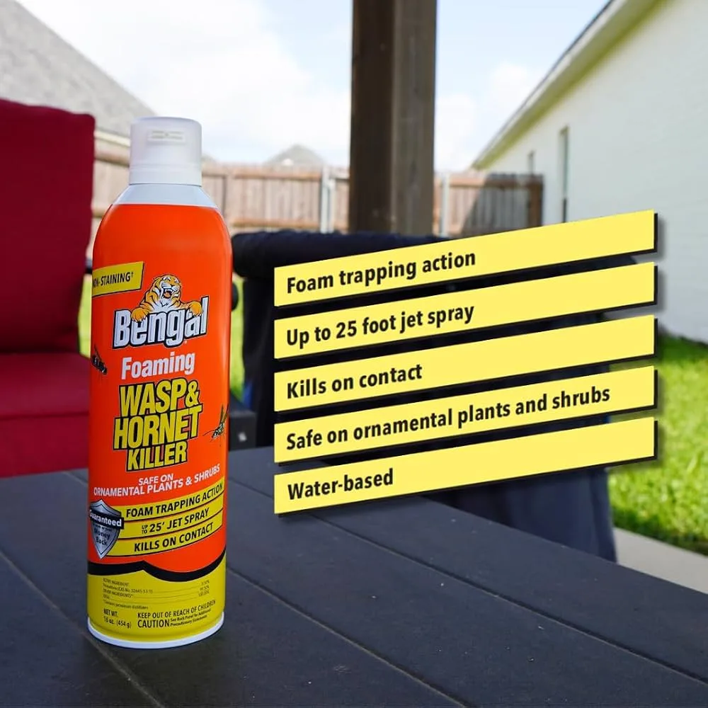 Bengal 16oz Foaming Wasp & Hornet Jet Spray - Image 2