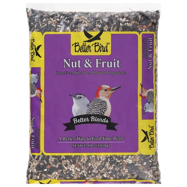 Better Bird 4 lbs Nut & Fruit Bird Seed - Image 2
