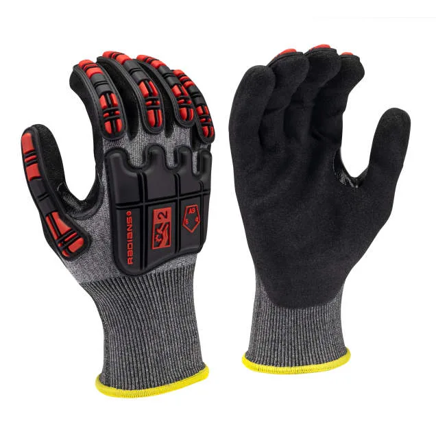BGC EcoMaster Foam Nitrile Palm Glove M Asst Colors Recy Poly Shell - Image 2