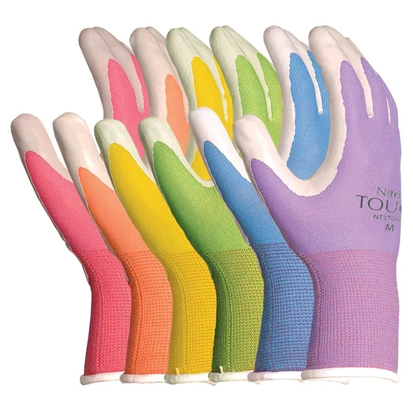 BGC Nitrile Touch Glove Asst Colors