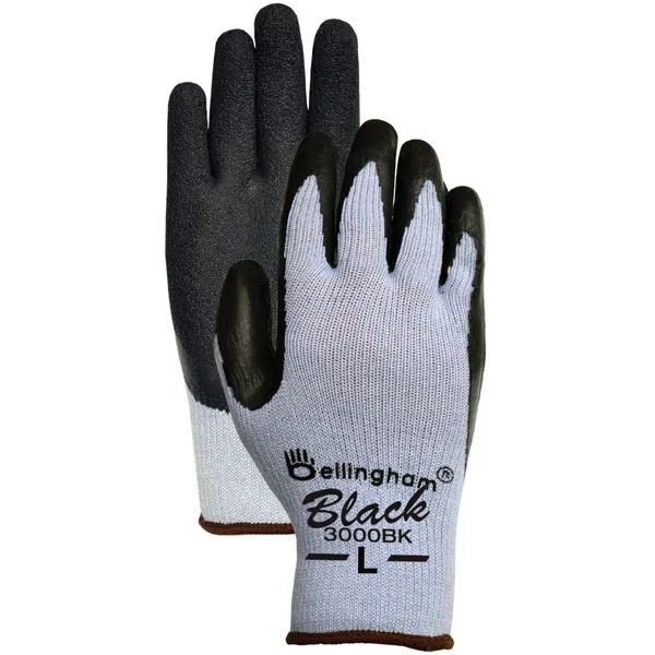 BGC Premium Latex Glove Black