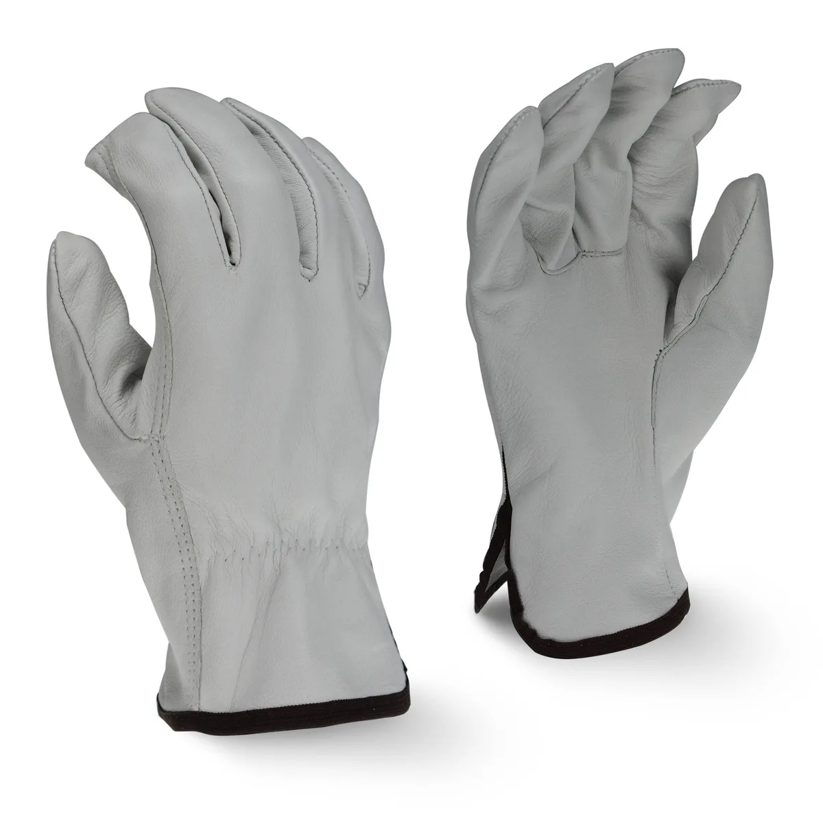 BGC Womens Goatskin Leather Driver M White - Image 2