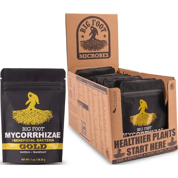 Big Foot Mycorrhizae 30pc 1oz Mycorrhizae Gold Display