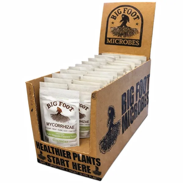Big Foot Mycorrhizae 30pc 50g Mycorrhizae Granular Display