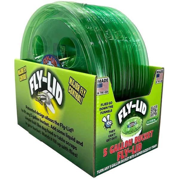 Billy Bob Fly Lid Fly Trap Bucket Counter Display