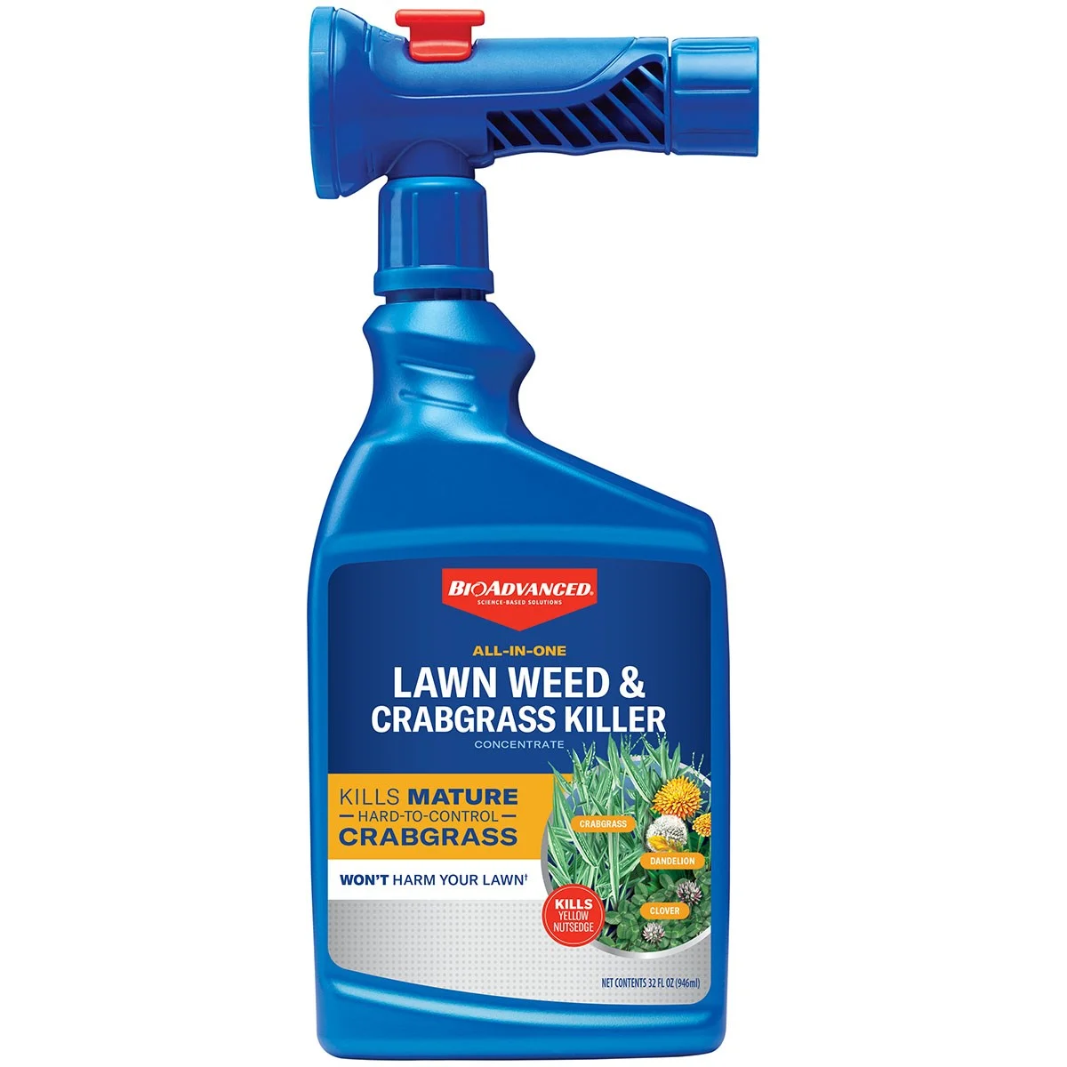 BioAdvanced All-In-One Lawn Weed & Crabgrass Killer