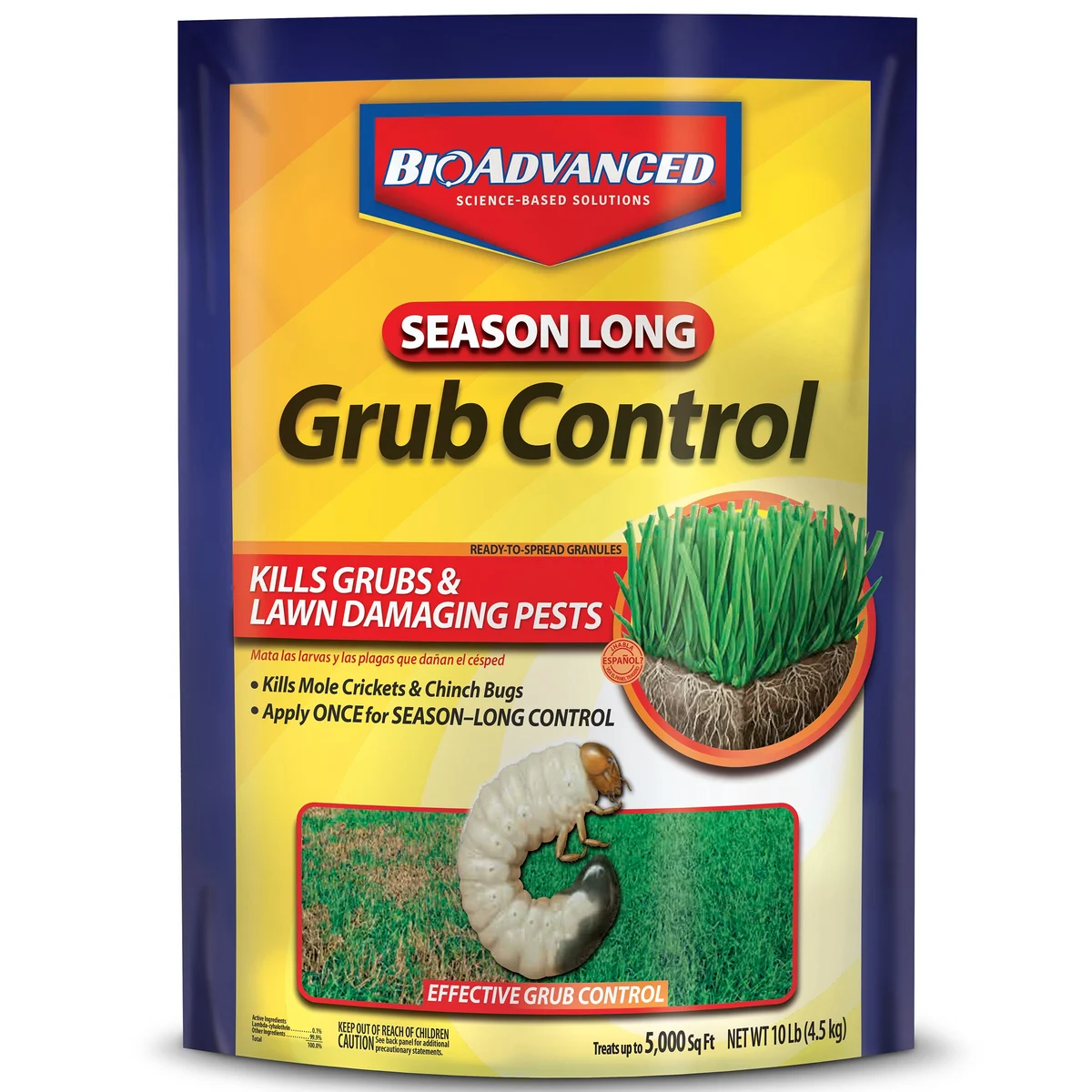 BioAdvanced Season Long Grub Control 5M (Non-Neonic)