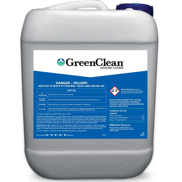 Biosafe Systems GreenClean Alkaline Cleaner 5Gl
