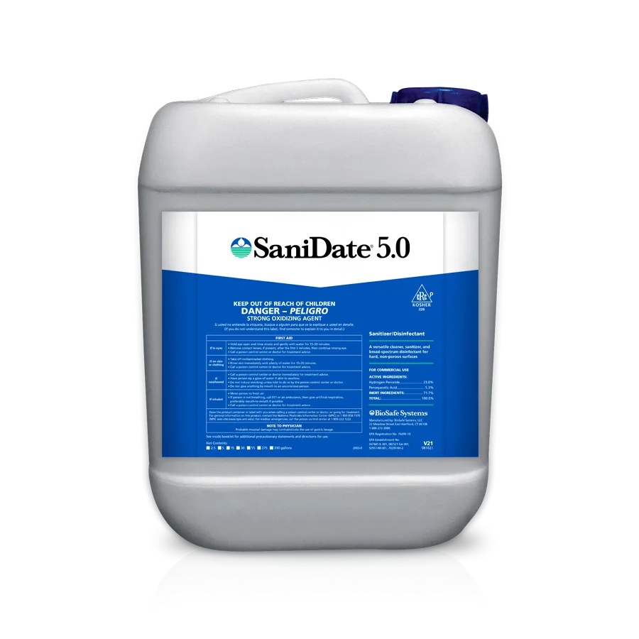 Biosafe Systems SaniDate 5.0 30GL OMRI ( Hydrogen Peroxide+Peroxyacetic acid ) - Image 2
