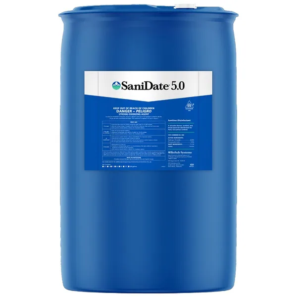 Biosafe Systems SaniDate 5.0 55GL OMRI ( Hydrogen Peroxide+Peroxyacetic acid )