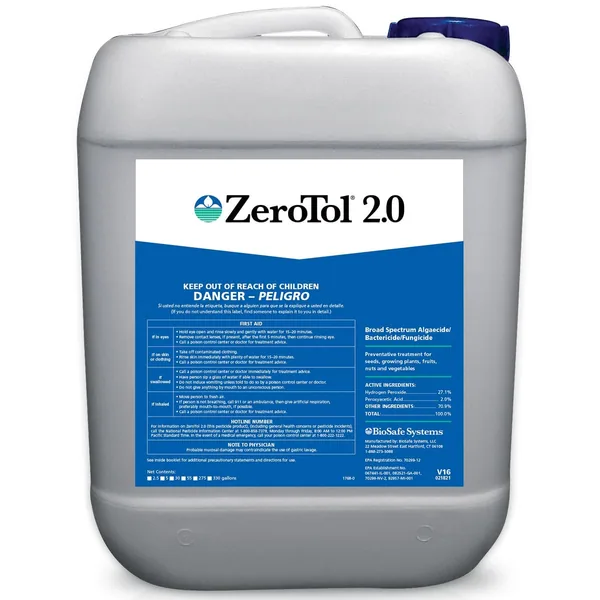 Biosafe Systems ZeroTol 2.5Gl OMRI ( Hydrogen Dioxide+Peroxyacetic acid )