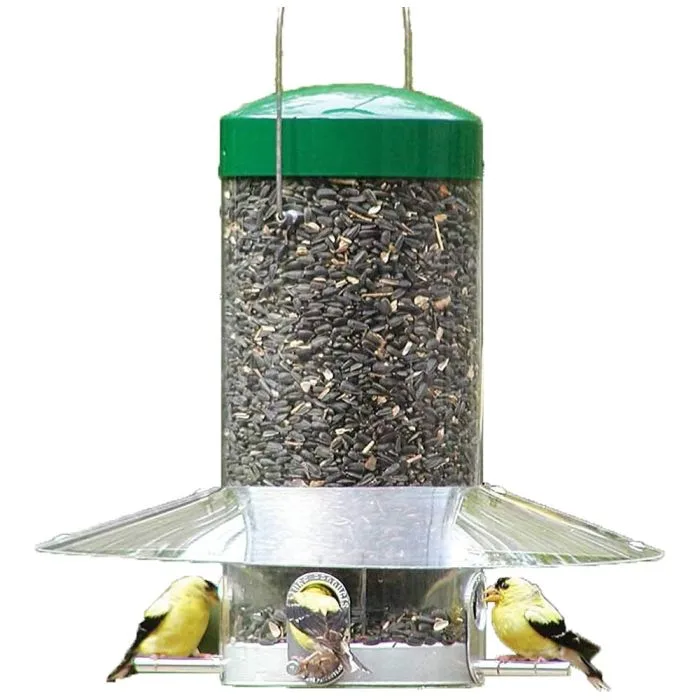 Birds Choice 12" Classic Hanging Feeder with Protective Cover Clear - Image 2
