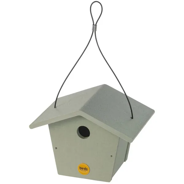 Birds Choice Bird House Recycled Plastic Sage Green - Image 2