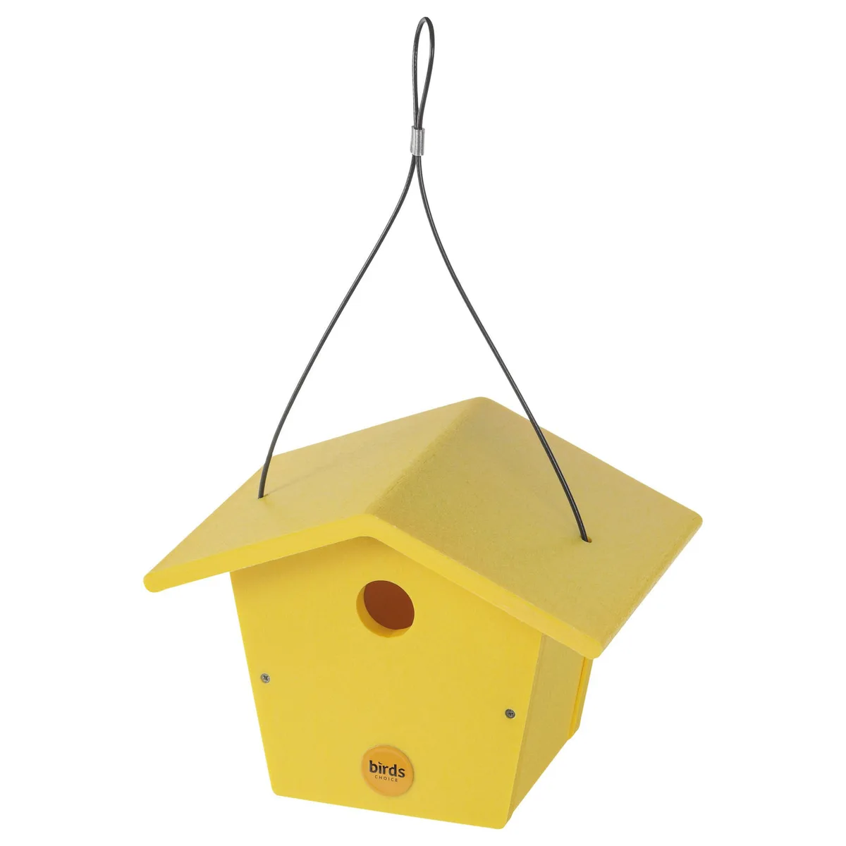Birds Choice Bird House Recycled Plastic Yellow - Image 2