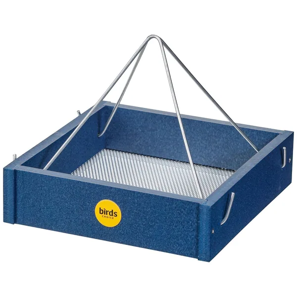 Birds Choice Hanging Tray Recycled Plastic Navy Peony