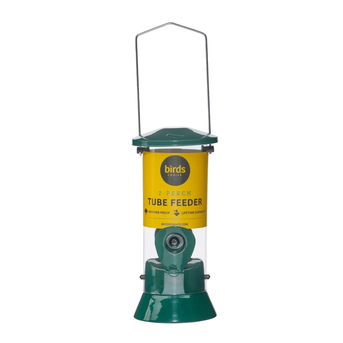 Birds Choice Small Economy Tube Feeder for Mixed Nuts 2 Cup Capacity - Image 2