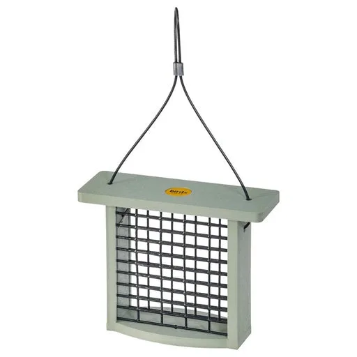 Birds Choice Suet Feeder Recycled Plastic Sage Green - Image 2