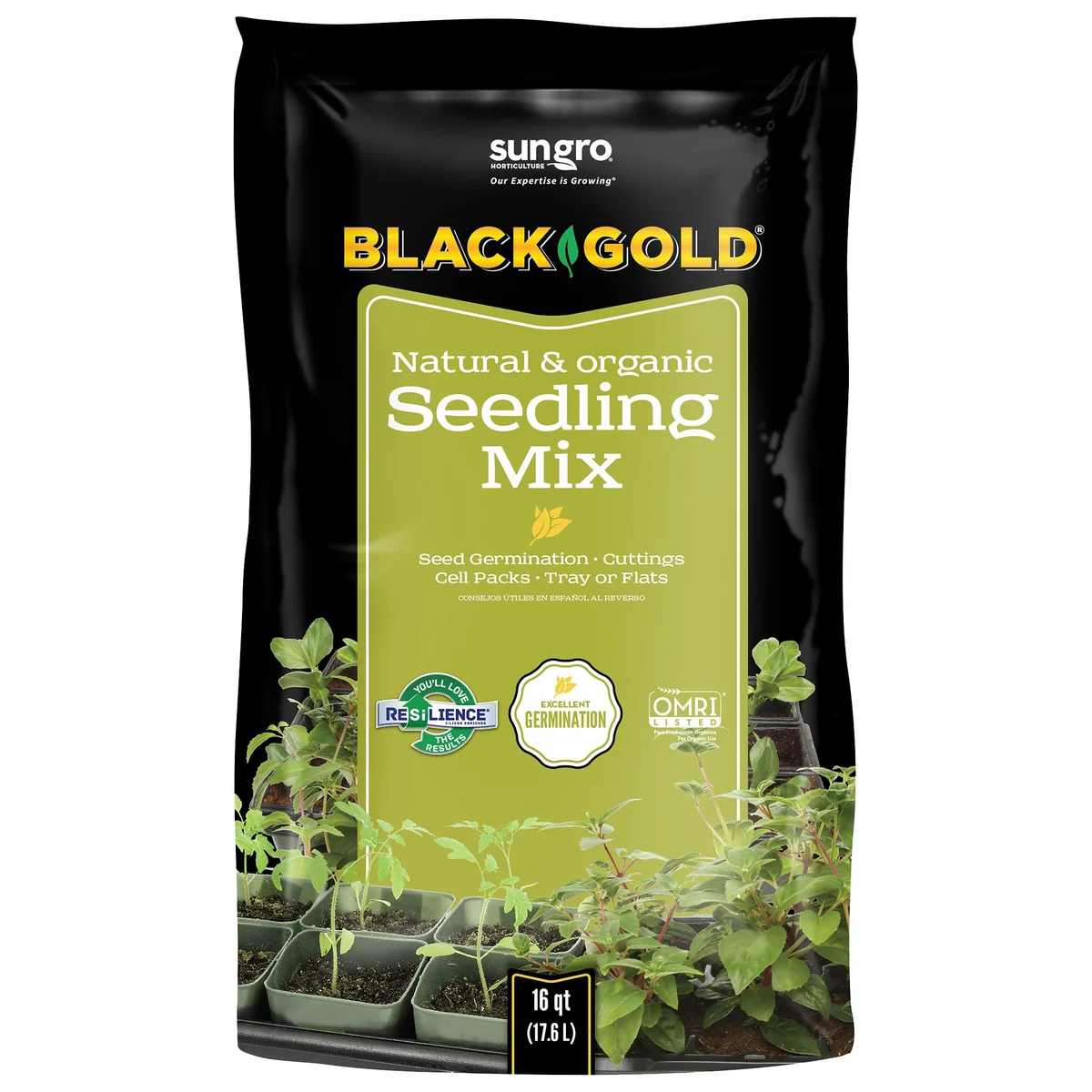 Black Gold Seedling Mix with RESiLIENCE