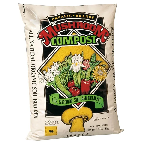 Black Kow 40 lbs Organic Mushroom Compost