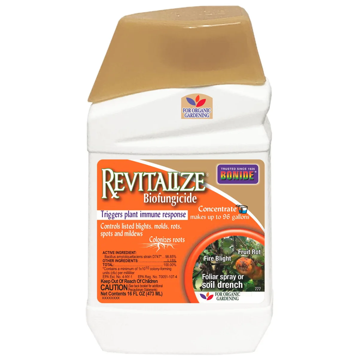 Bonide 16oz Revitalize Bio Fungicide Conc - Image 2