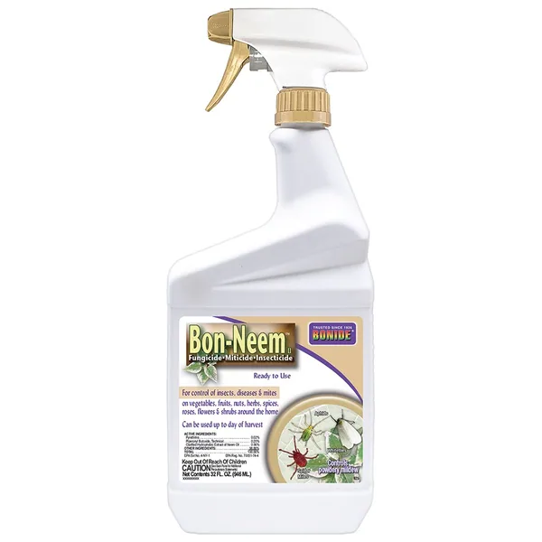 Bonide 32oz Bon-Neem II RTU Fungicide Insecticide Miticide