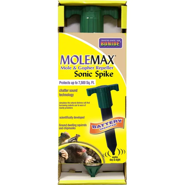 Bonide Molemax Sonic Spike Battery Operated (Case of 6)