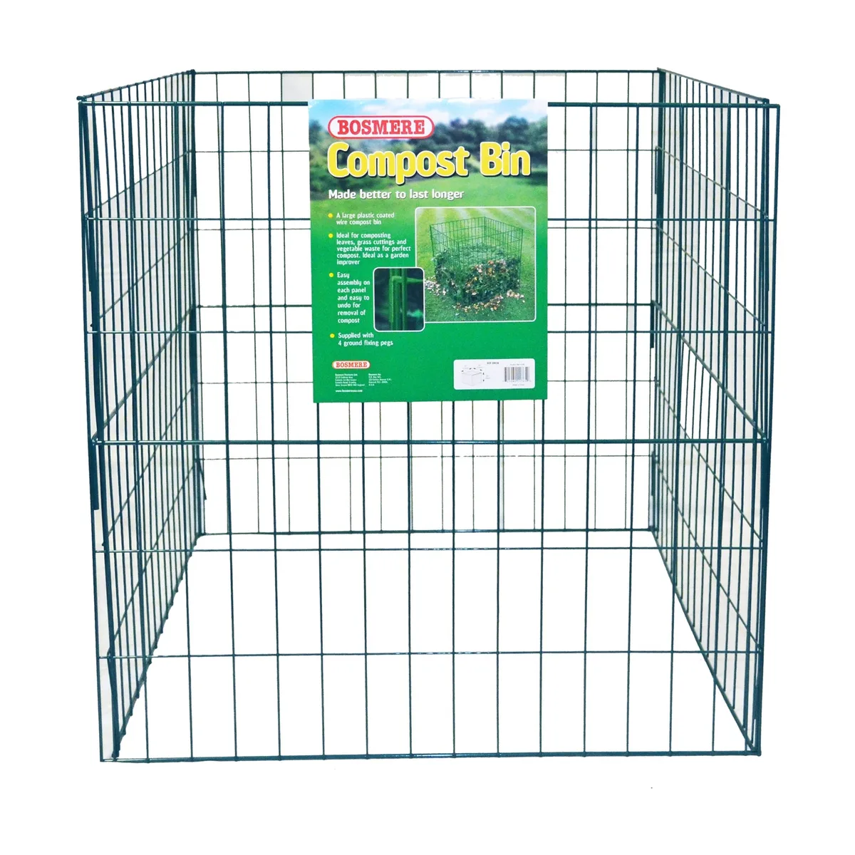 Bosmere 30"x30"x30" Wire Compost Bin - Image 2