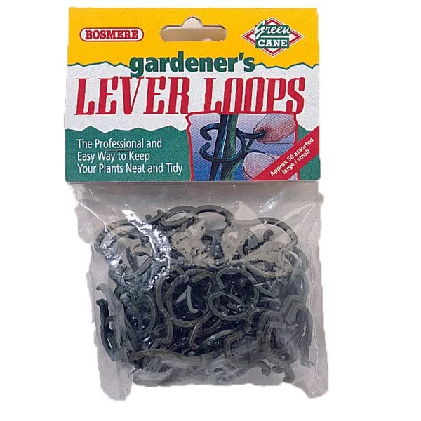 Bosmere Lever Loops 50ct Asst Size Garden Helpers Reseal Bag