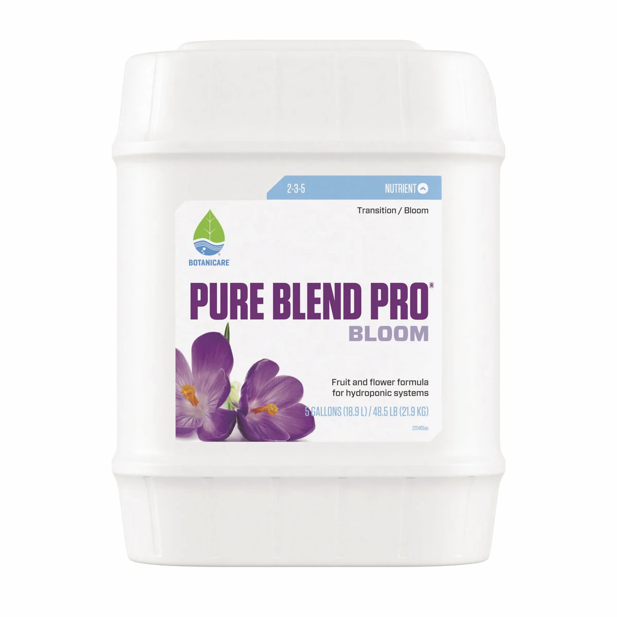 Botanicare Pure Blend Pro Bloom 5 Gallon