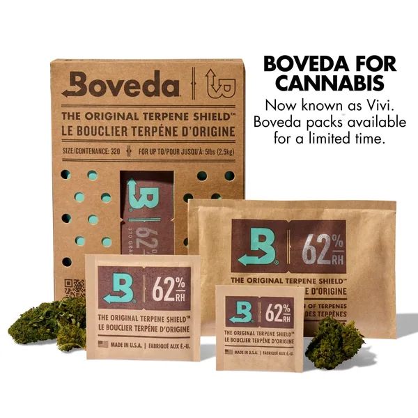 Boveda 2-Way Humidity Control Pack 62% 67g (20 Pack)