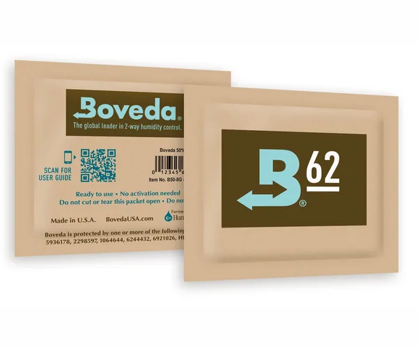 Boveda 62% RH, 8 grams, case of 300