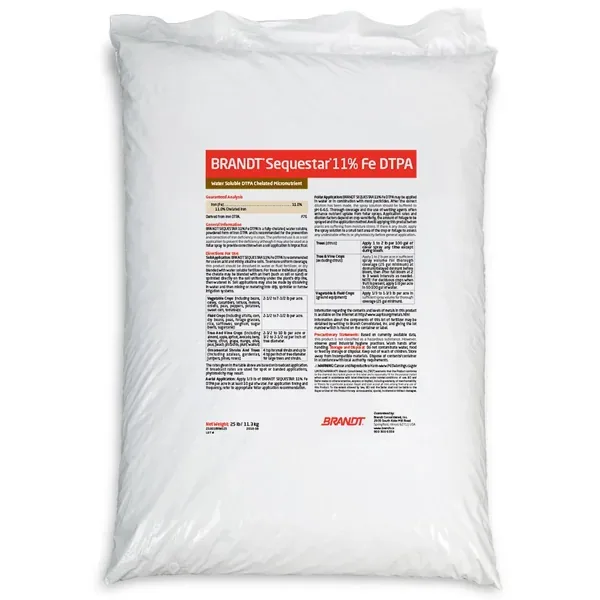 Brandt Consolidated Sequestar Iron Chelate 11% Fe DTPA 25Lb ( Chelated Iron ) - Image 2