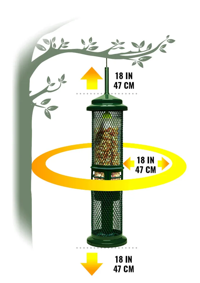 Brome Bird Care 5.13"x19.38" SquirrelBuster Nut Feeder - Image 2