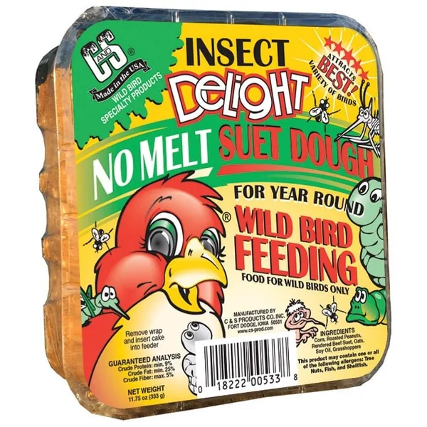 C&S 11.75oz Insect Delight No Melt Suet Dough