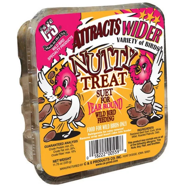C&S 11.75oz Nutty Treat Suet