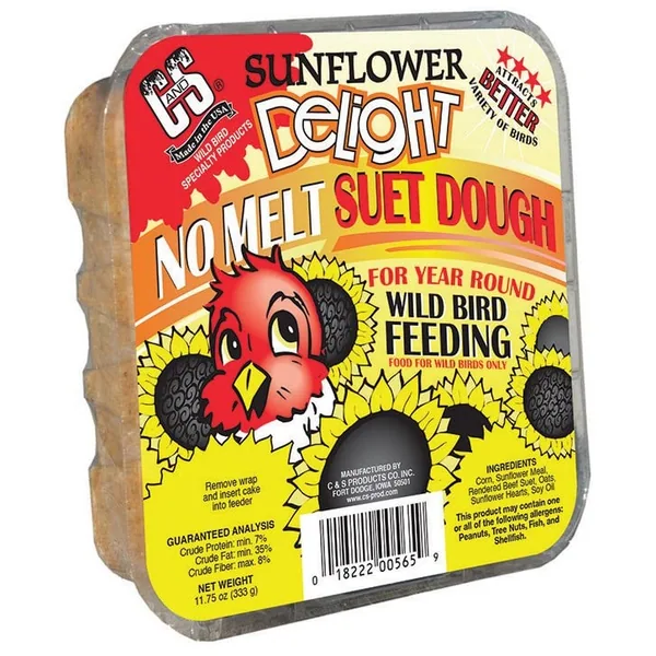 C&S 11.75oz Sunflower Delight No Melt Suet Dough